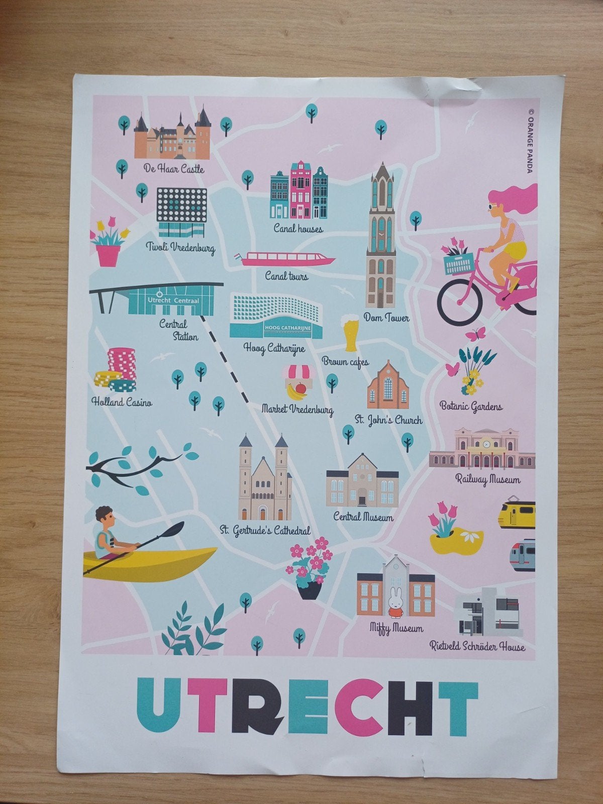 Utrecht Poster - Comic Con Editie, Rechthoekig Staand, Ophalen of Verzenden, Zo goed als nieuw, A1 t/m A3