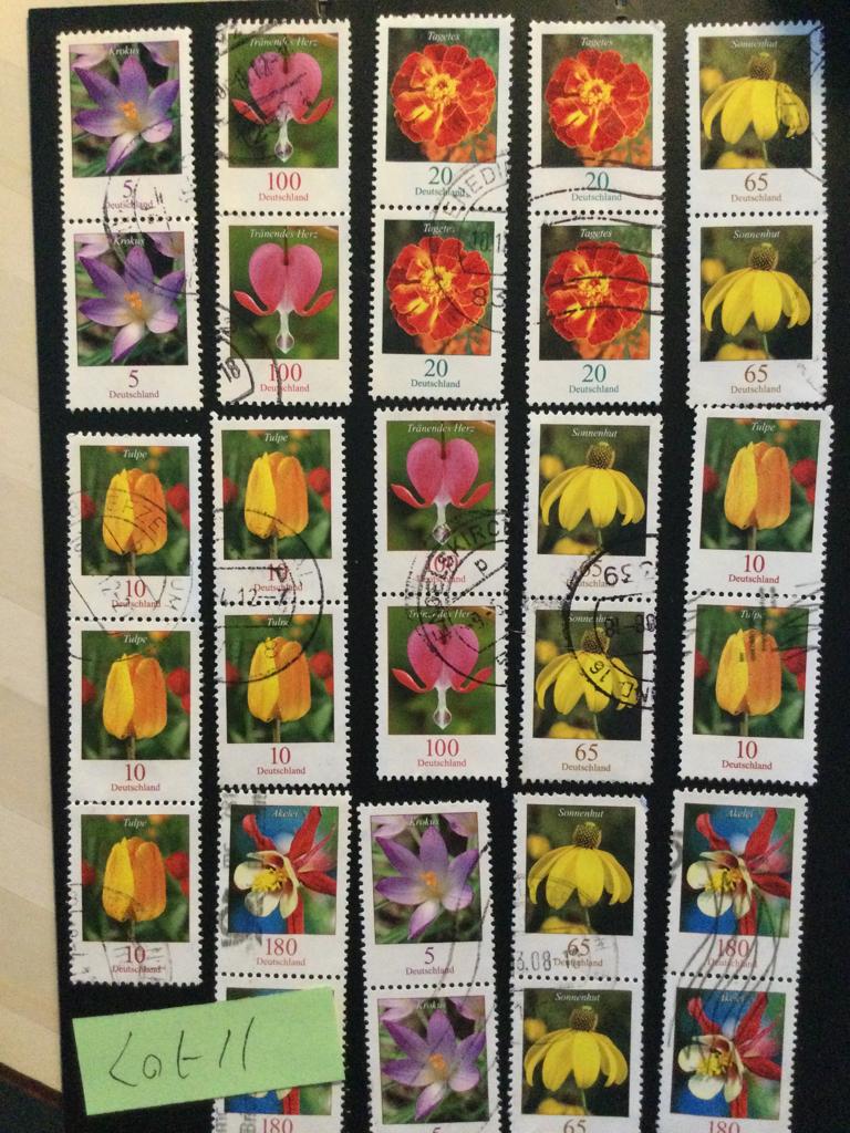 2006 diverze als rolzegels/stroken Mixlot 11 gestempeld 16-4, Verzenden, 1990 tot heden, Gestempeld