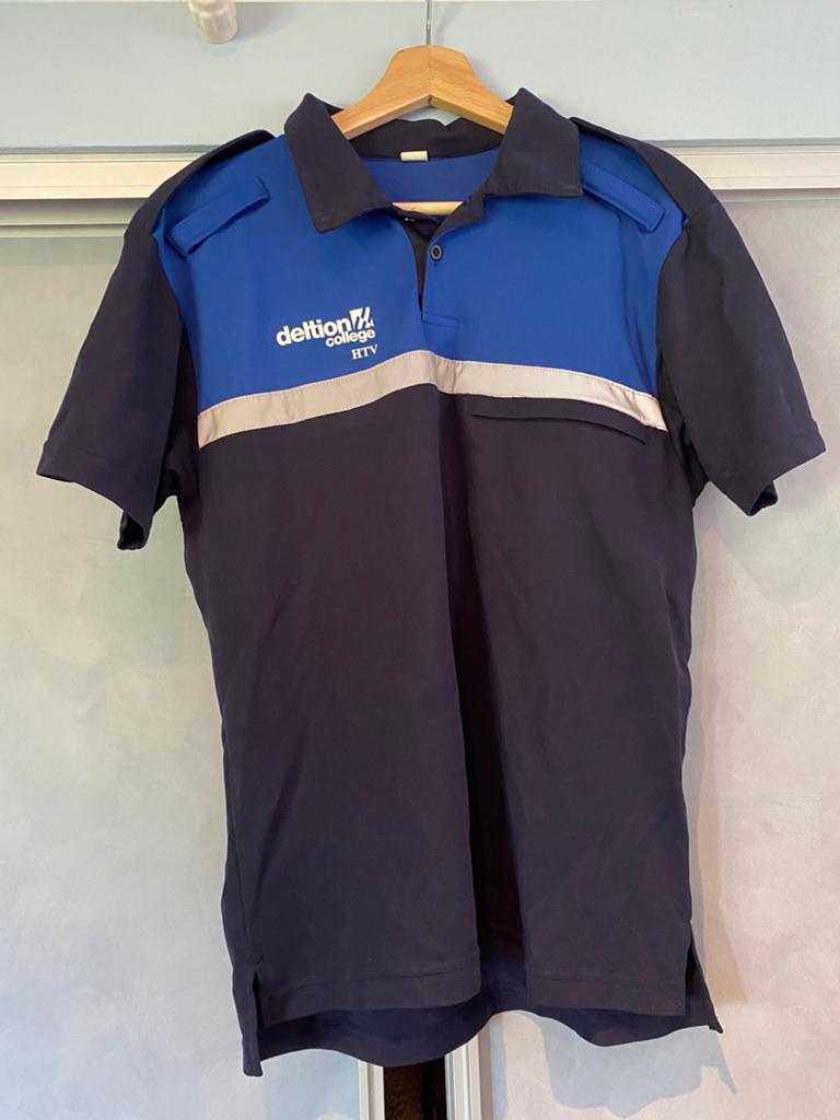 HTV deltion uniform 3x XS handhaving toezicht en veiligheid, Ophalen of Verzenden, Gedragen, Maat 46 (S) of kleiner, Blauw