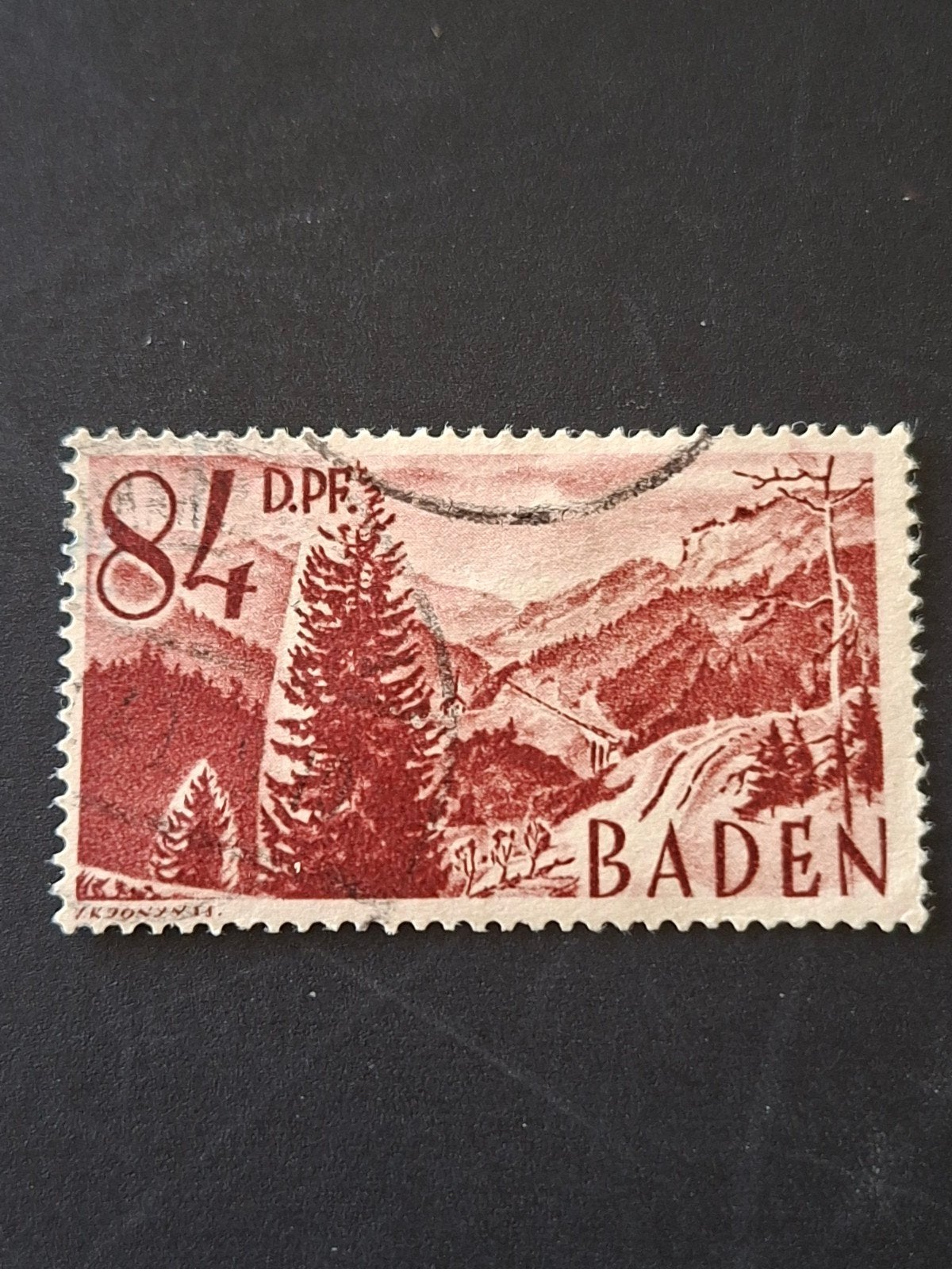 Duitsland Fr. Zone Baden Mi 26  #2, Verzenden, Overige periodes, Gestempeld