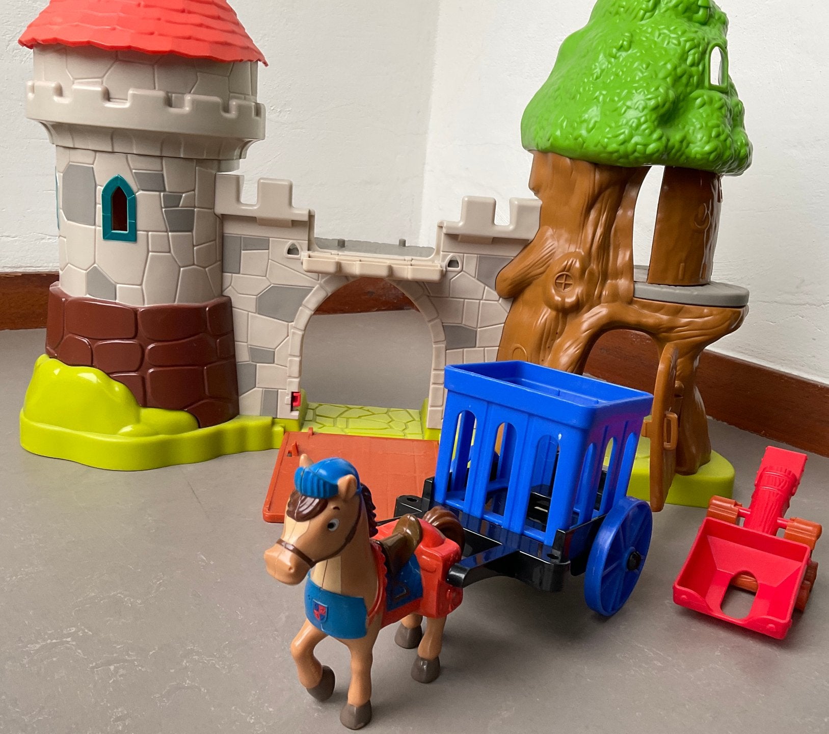 Fisher-Price Mike de Ridder Glendragon Kasteel speelset, Ophalen, Zo goed als nieuw, Speelset