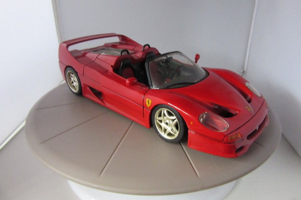 Ferrari F50 Cabrio 1995 1;18, Ophalen of Verzenden, Zo goed als nieuw, Auto, Bburago