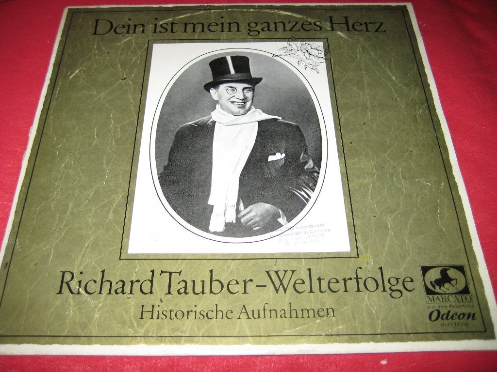 LP, Richard Tauber: Welterfolge, Ophalen of Verzenden, Zo goed als nieuw, LP