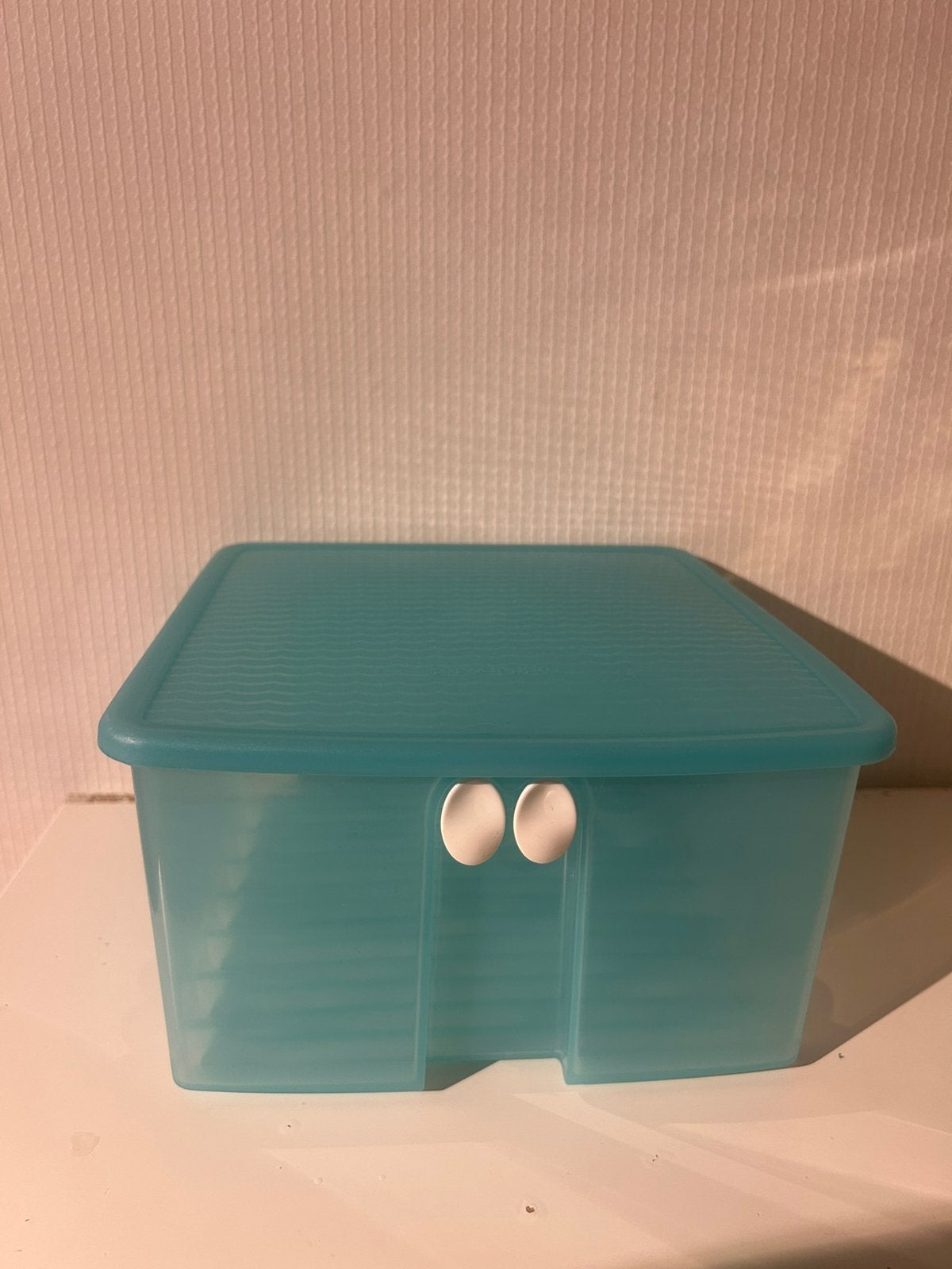 Blauwe Tupperware vershouddoos., Huis en Inrichting, Keuken | Tupperware, Ophalen of Verzenden