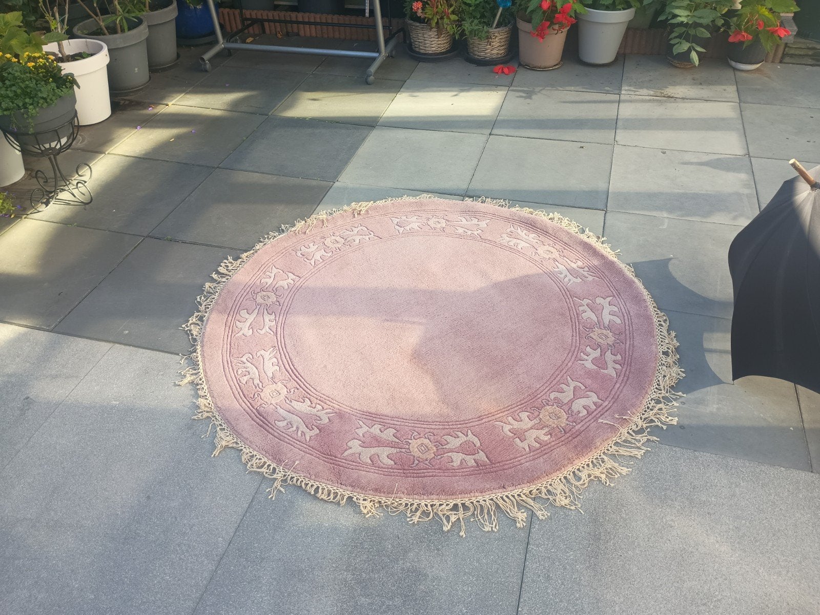 Foto 7 van vloerkleed wol rond