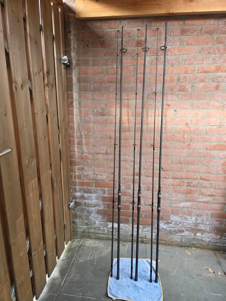 3x ESP Onyx Karperhengel 12ft 3lb 50/16mm ogen, Watersport en Boten, Hengelsport | Karpervissen, Ophalen of Verzenden, Werphengel