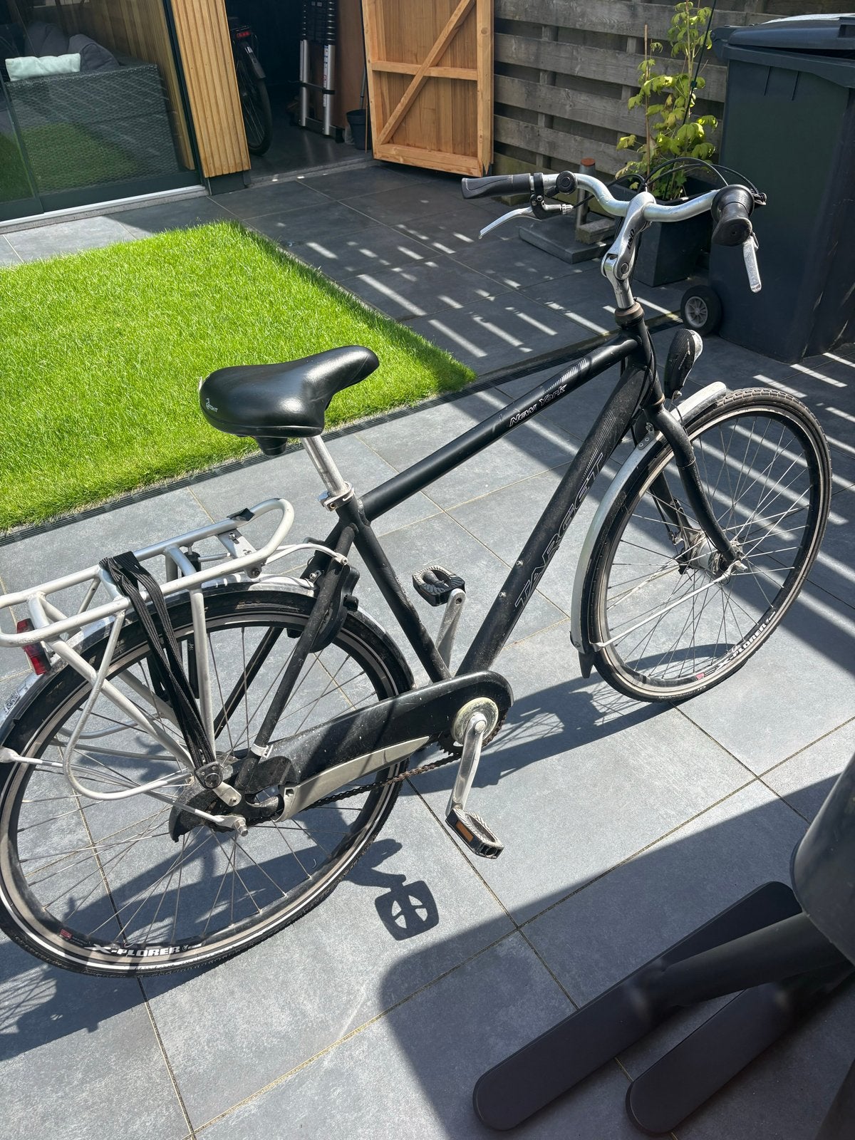 Target Herenfiets Zwart met 7 versnellingen, Ophalen, Gebruikt, Overige merken, Versnellingen