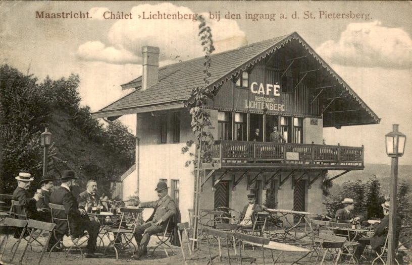Maastricht - Chalet Lichten berg - 1906, Ophalen of Verzenden, Voor 1920, Gelopen, Limburg