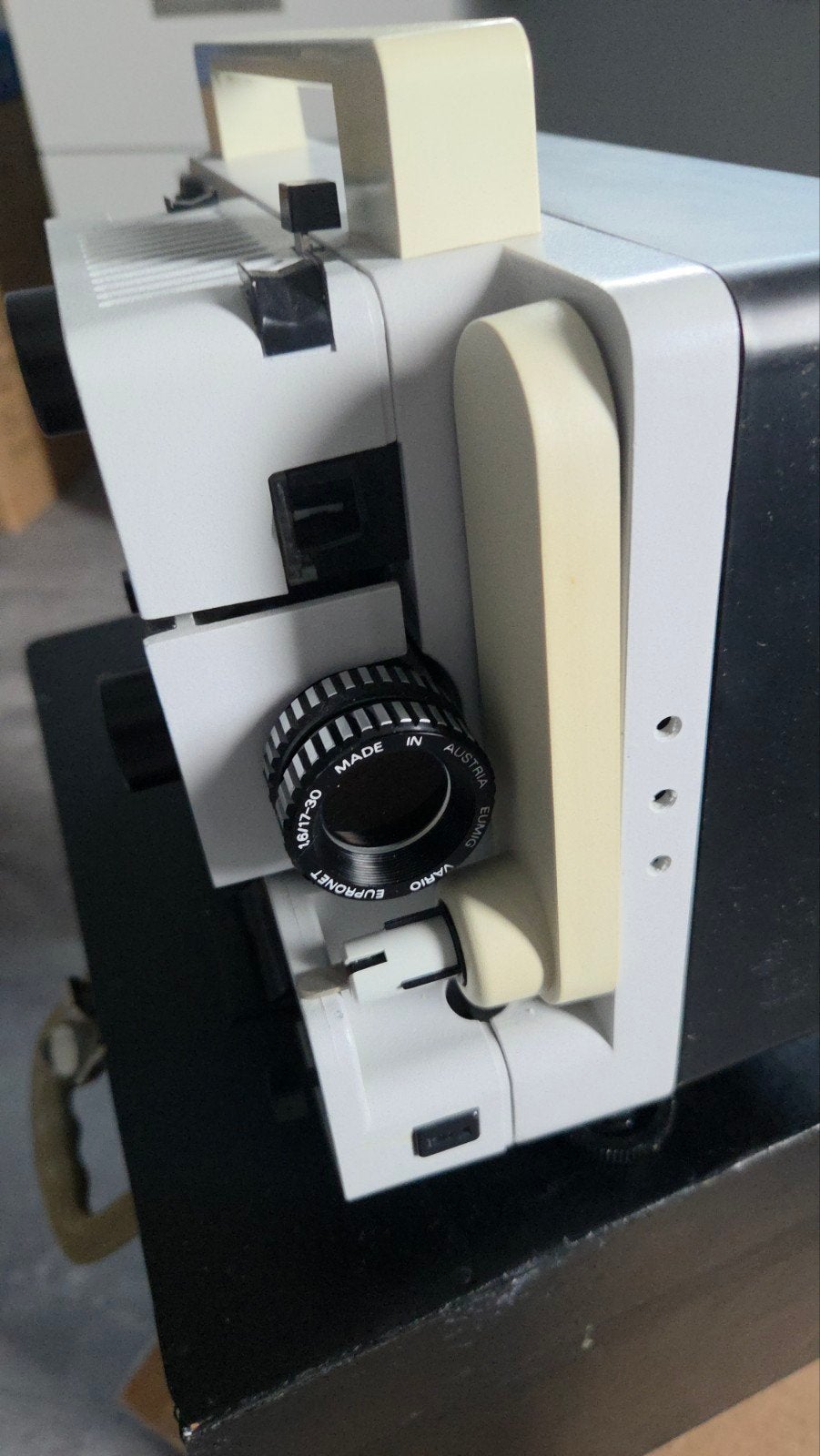Eumig Mark 607 D Super 8 filmprojector in originele doos, Audio, Tv en Foto, Videospelers, Ophalen of Verzenden, Gebruikt, Overige typen