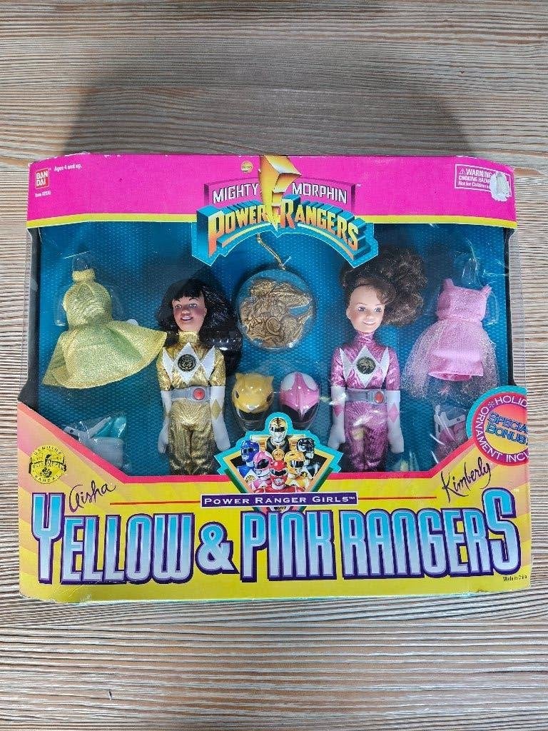 Power Rangers - Yellow & Pink Rangers, Ophalen of Verzenden, Zo goed als nieuw