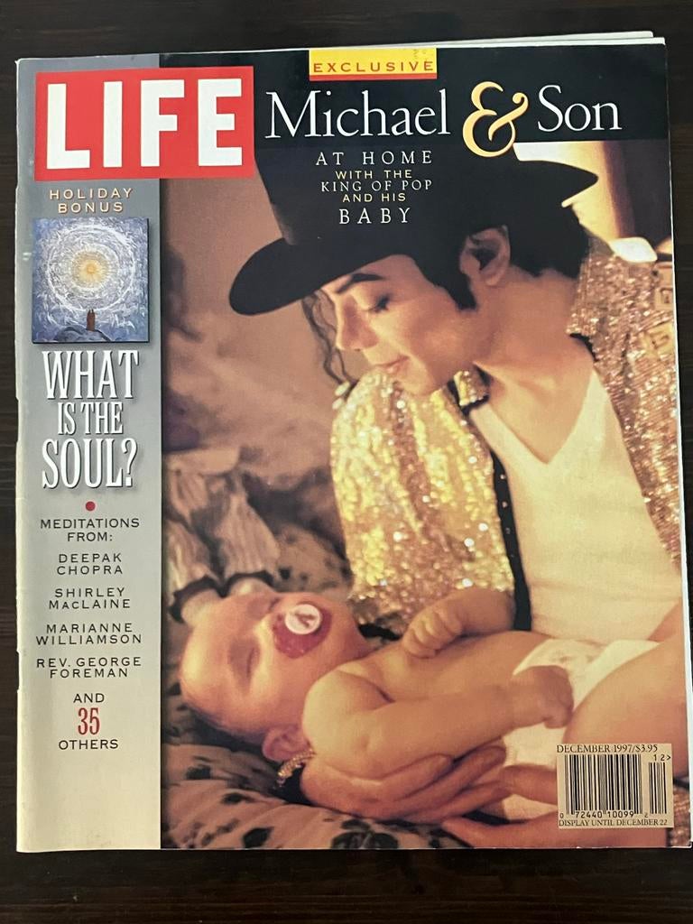 Life Magazine: Michael Jackson & Son - December 1997, Ophalen of Verzenden, Gebruikt, Boek, Tijdschrift of Artikel