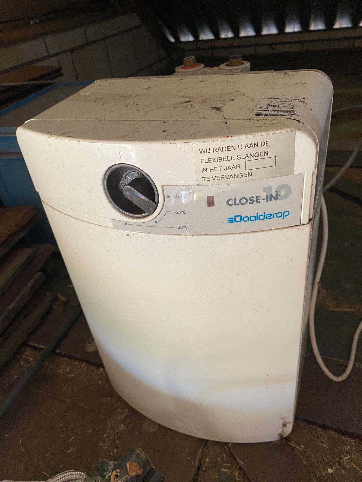 Daalderob close in bloiler, Ophalen, Gebruikt, Boiler