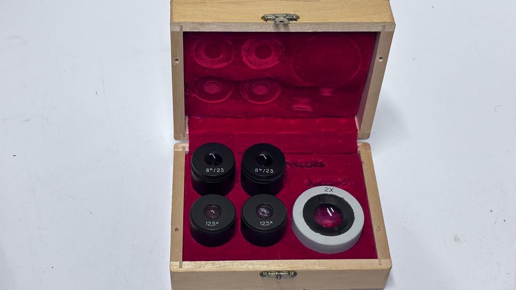 microscoop oculairs 8x/23 en 12.5x 2x lens, Ophalen of Verzenden, Zo goed als nieuw, Minder dan 400x