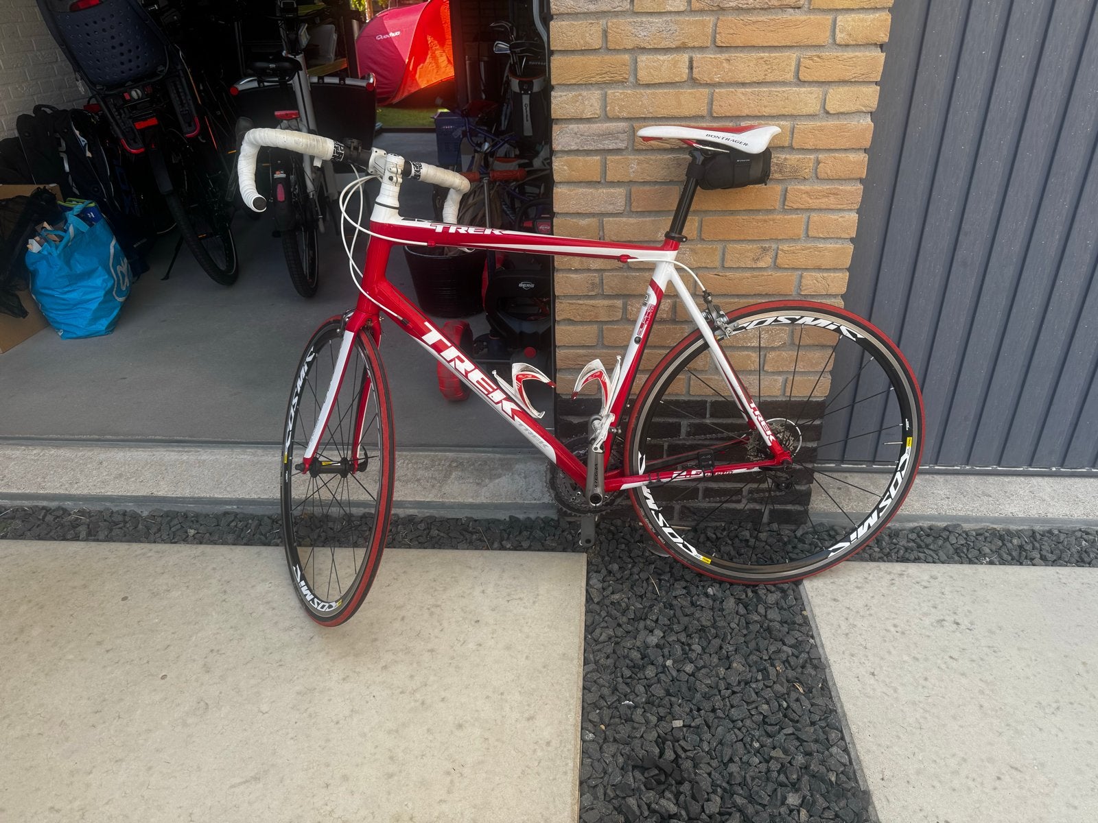 Trek 2.5 Racefiets Ultegra met Mavic Cosmic Elite wielen, 28 inch, Gebruikt, Velgrem, Aluminium