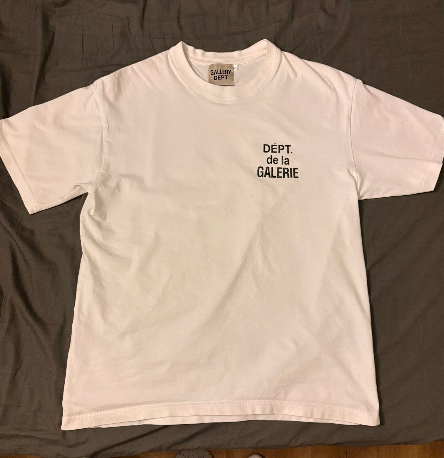 Gallery Dept. T-shirt - Wit - Maat L, Ophalen of Verzenden, Zo goed als nieuw, Maat 52/54 (L), Wit
