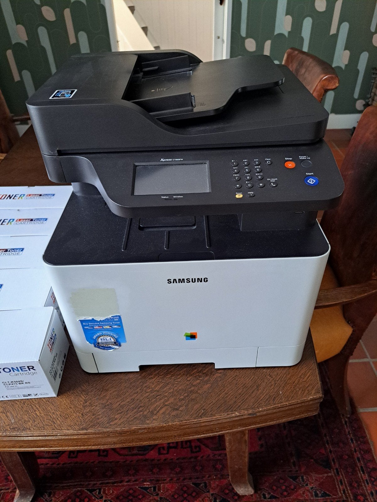 Samsung Xpress C1860FW All-in-One Laserprinter met Toners, Ophalen, Gebruikt, All-in-one, Draadloos