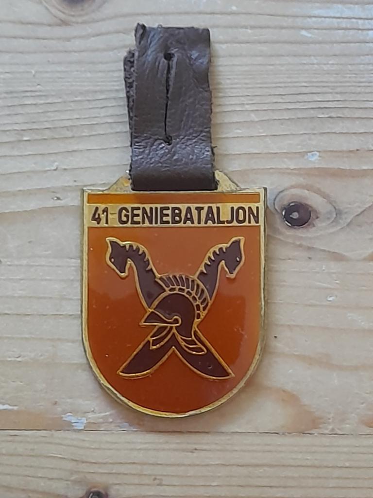 DT hanger 41 GENIEBATALJON, Verzamelen, Ophalen of Verzenden, Landmacht, Duitsland, Embleem of Badge