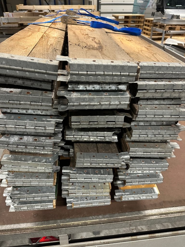 50 stuks Houten palletranden europallet, Ophalen, Gebruikt, Minder dan 25 mm, Pallet