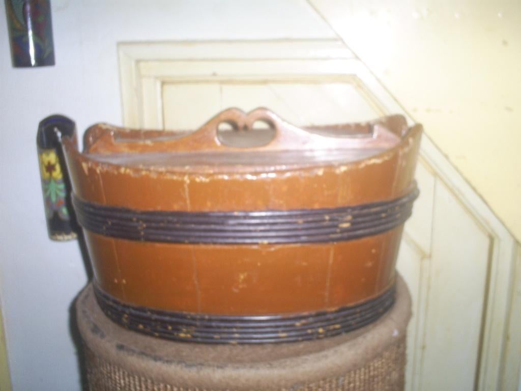 antiek grote  houten butter, Antiek en Kunst, Verzenden