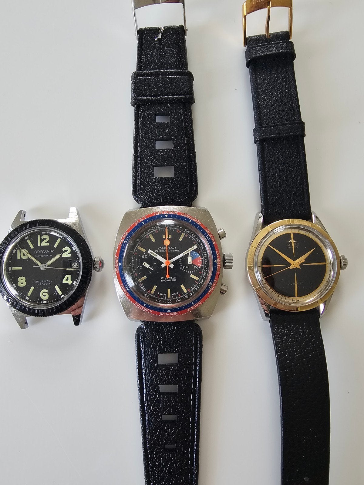 Partij horloges, Ophalen of Verzenden, Staal, Overige merken