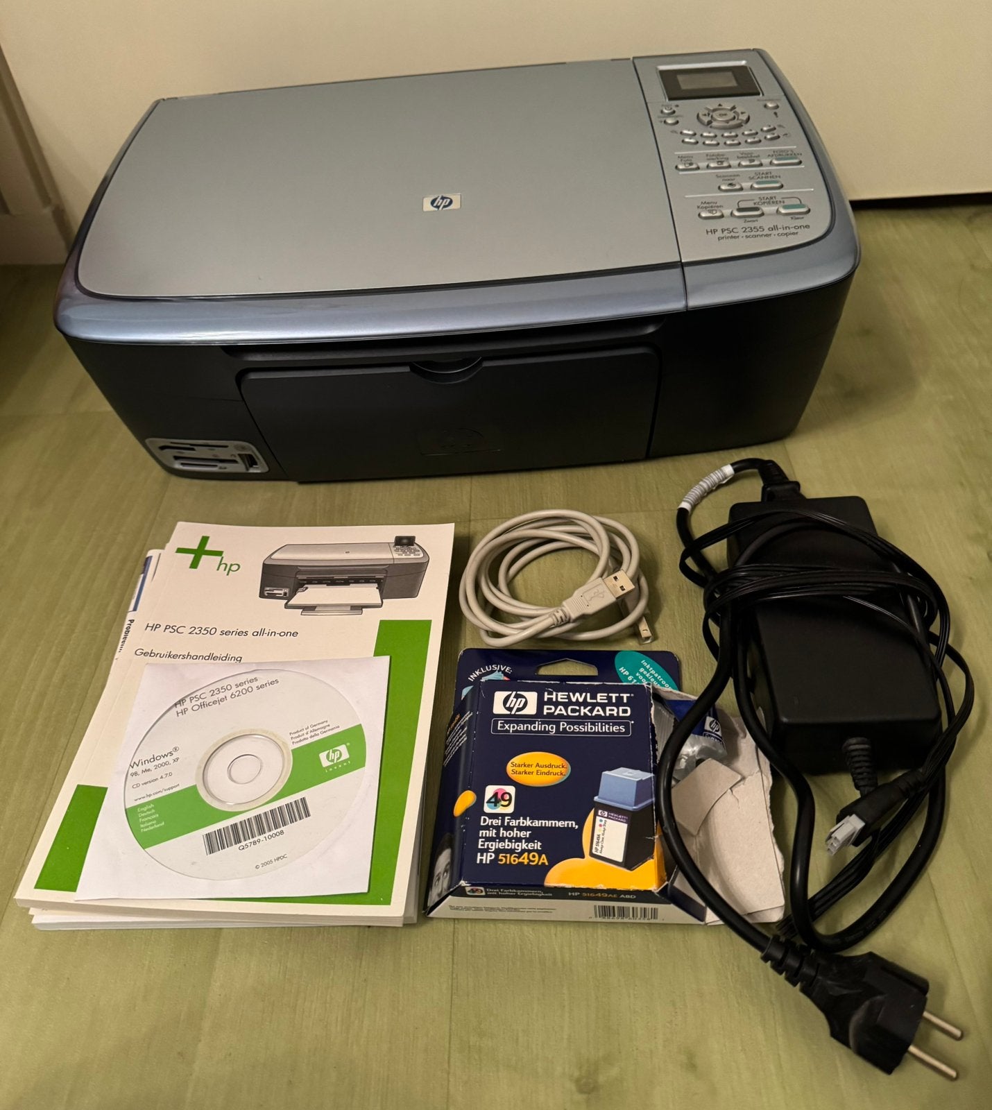 HP PSC 2355 all-in-one printer, scanner en kopieerapparaat, Verzenden, Gebruikt, Scannen, All-in-one