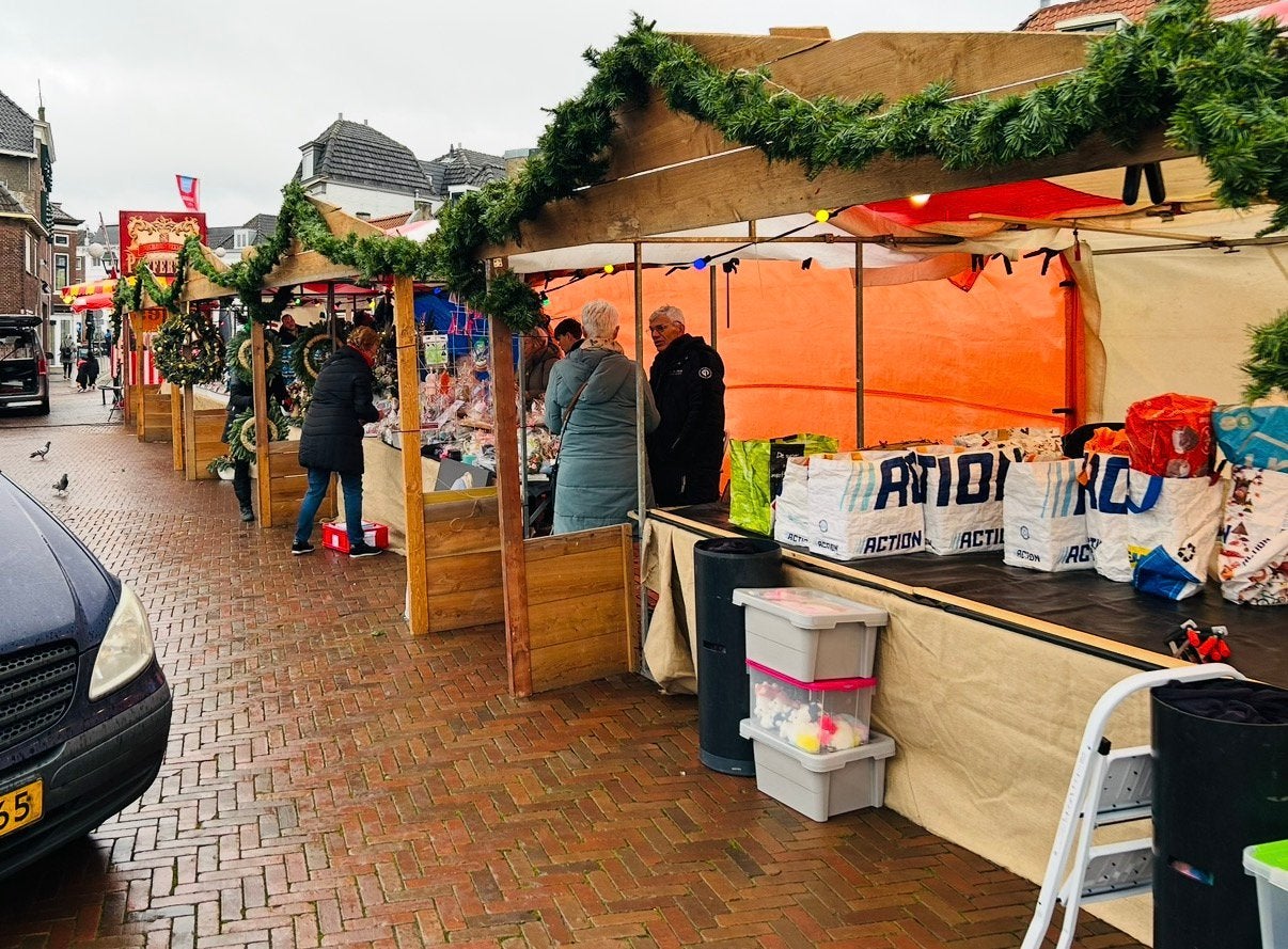 Kraam ombouwen kerstmarkt / wintermarkt, Ophalen, Gebruikt, Overige
