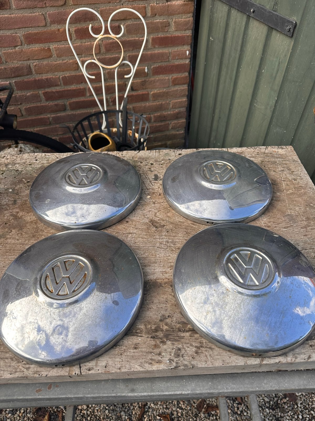 4 Volkswagen Kever wieldoppen - Gebruikt, Gebruikt, K, K, K