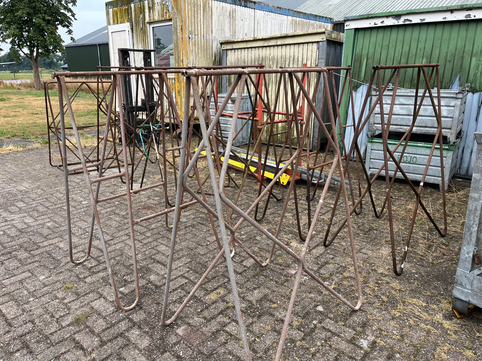 Metselschragen hoogte 150 totaal 7 stuks, Ophalen of Verzenden, Gebruikt