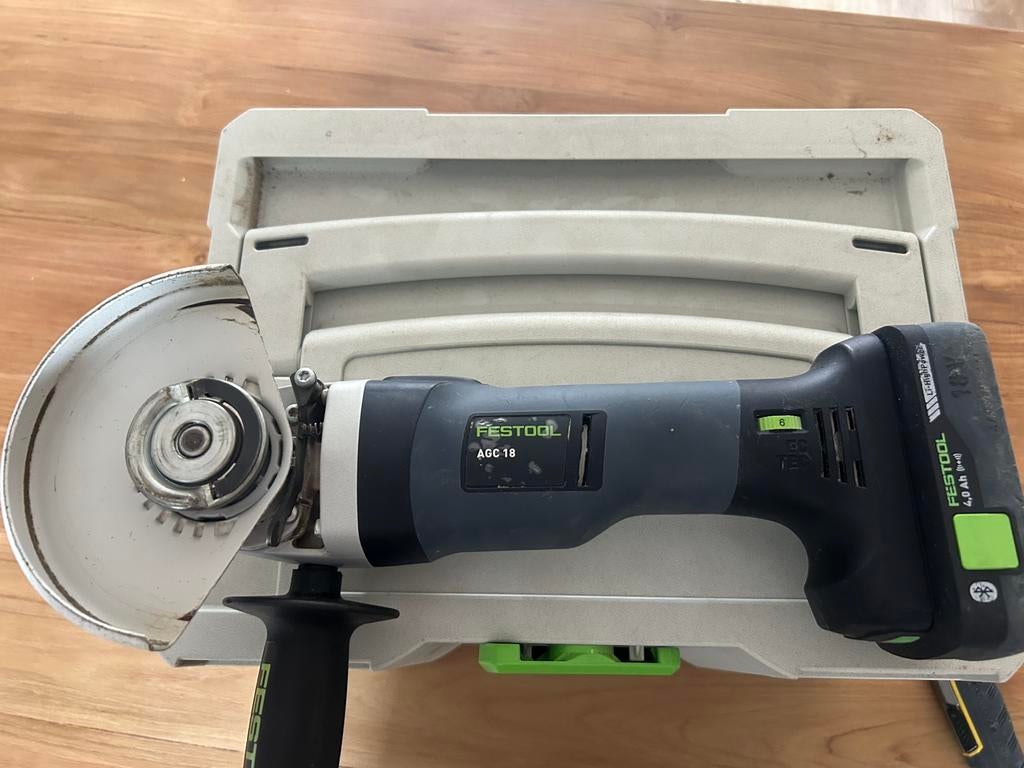 Festool 18v slijptol + accu, Decoupeerzaag, Ophalen of Verzenden, Zo goed als nieuw, 30 tot 70 mm