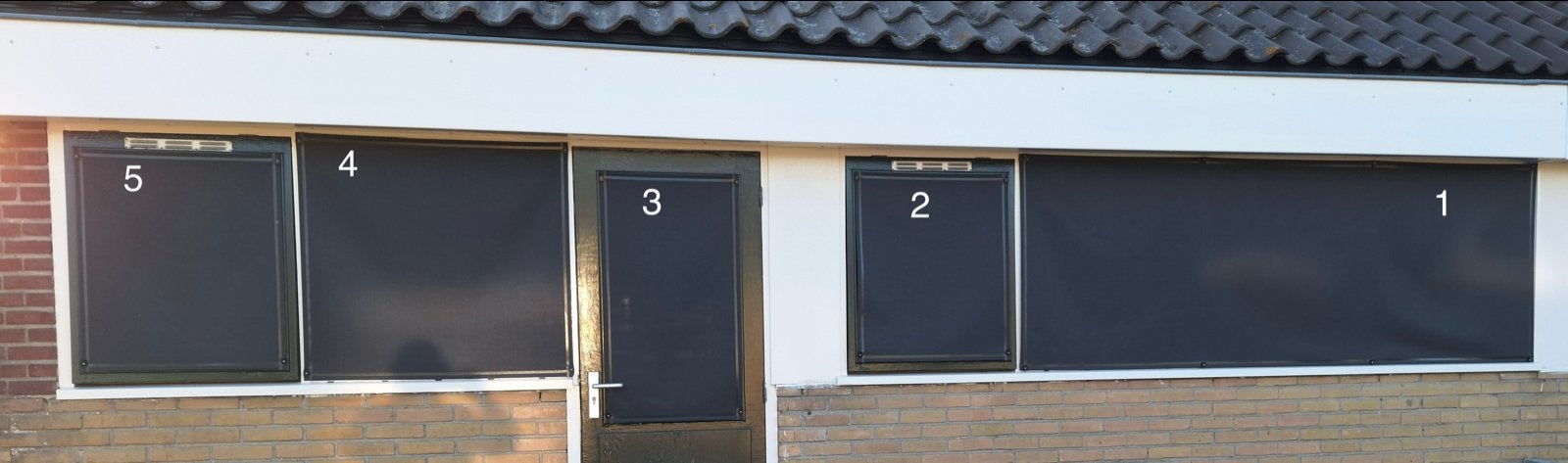 Screendoeken - Diverse maten - RAL7016, Ophalen, Zo goed als nieuw