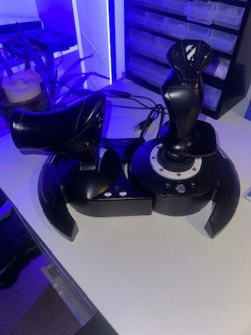 Thrustmaster T.Flight HOTAS One Flight Stick + Throttle, Ophalen, Zo goed als nieuw, Thustmaster