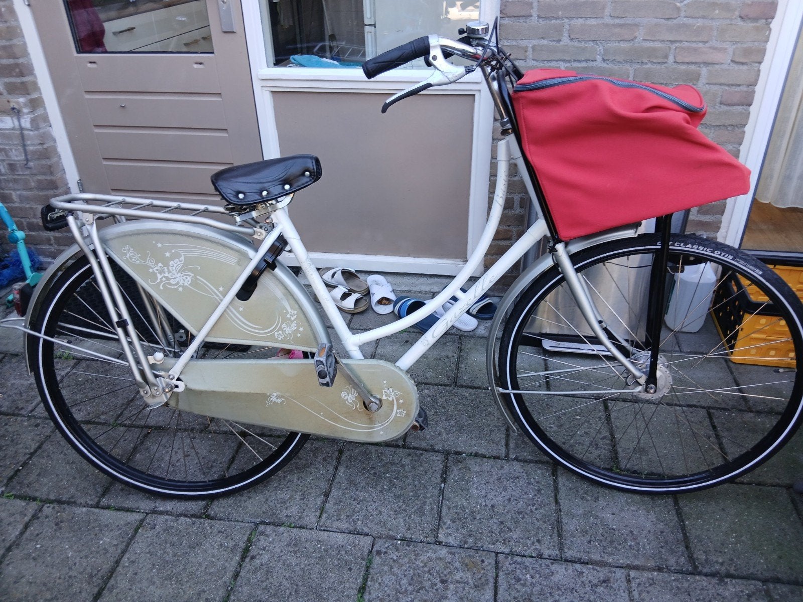Gazelle dames omafiets, Fietsen en Brommers, Ophalen, Terugtraprem, 56 cm of meer, Gazelle