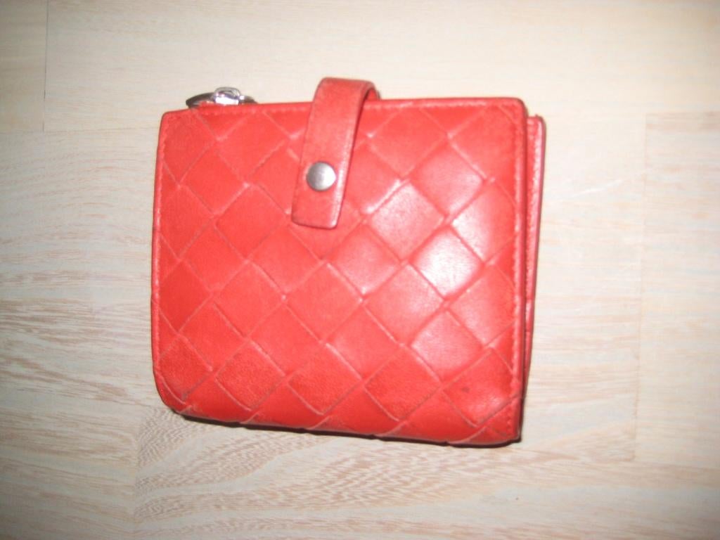 Bottega Veneta, Ophalen of Verzenden, Gebruikt, Rood, Leer