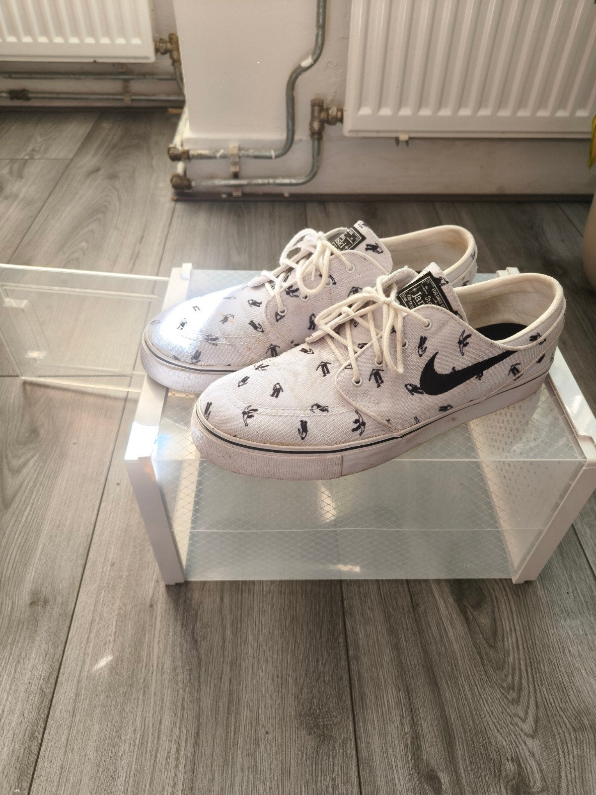 Nike SB Stefan Janoski Max - Maat 44,5, Ophalen of Verzenden, Sneakers of Gympen, Gedragen, Wit