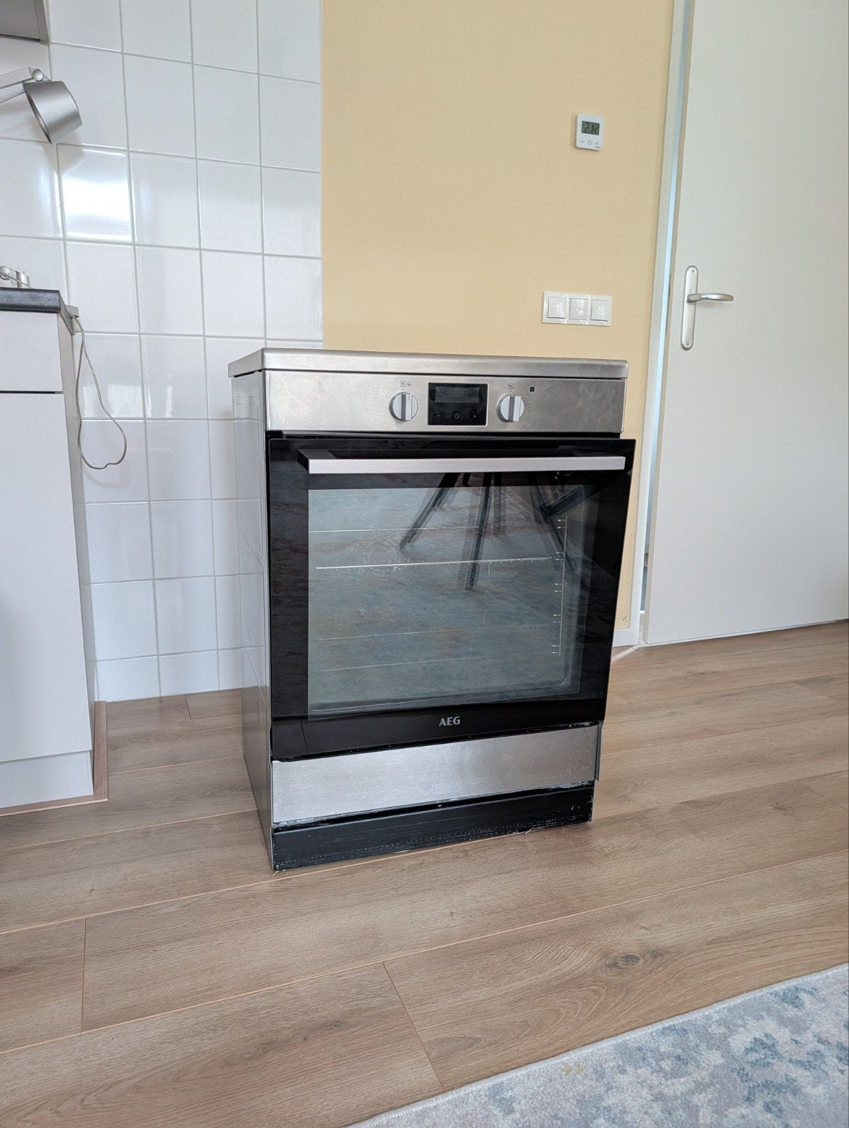 AEG Vrijstaand Inductie Fornuis met Oven - Zo goed als nieuw, Witgoed en Apparatuur, Ophalen, 60 cm of meer, 4 kookzones, Zo goed als nieuw
