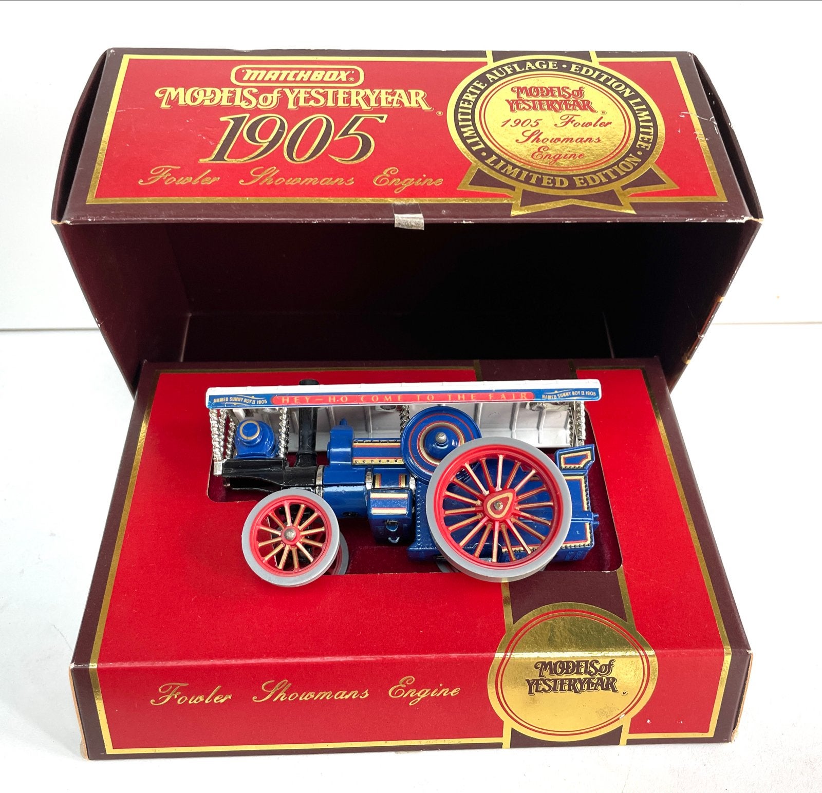 Matchbox Models of Yesteryear 1905 Fowler Showmans Engine, Ophalen of Verzenden, Zo goed als nieuw