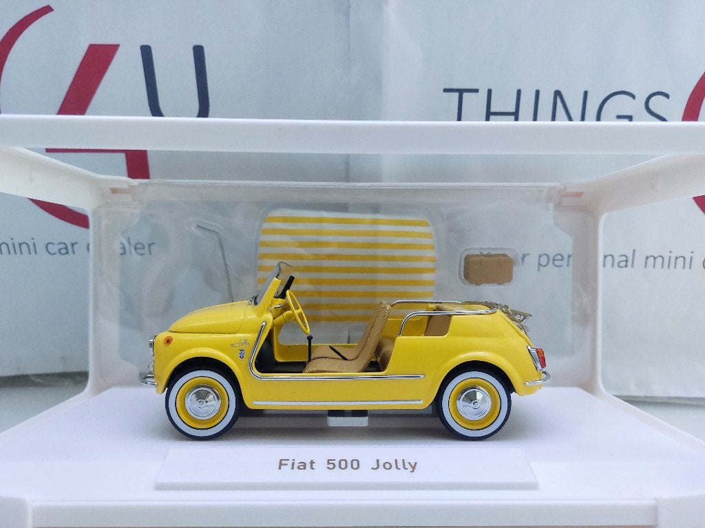Norev 1:18 Fiat 500 Jolly 1965 Yellow nieuw in verpakking, Ophalen of Verzenden, Nieuw, Auto, Norev