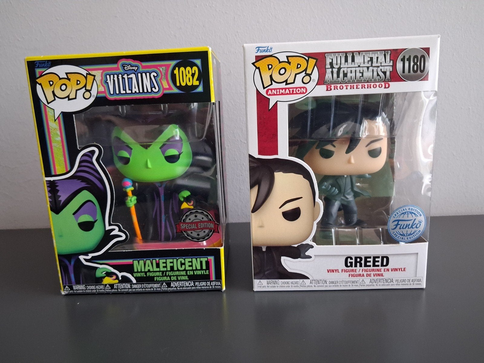 4x Funko Pop! Maleficent, Greed, Infinity Ultron, Shishida, Verzamelen, Ophalen of Verzenden, Nieuw