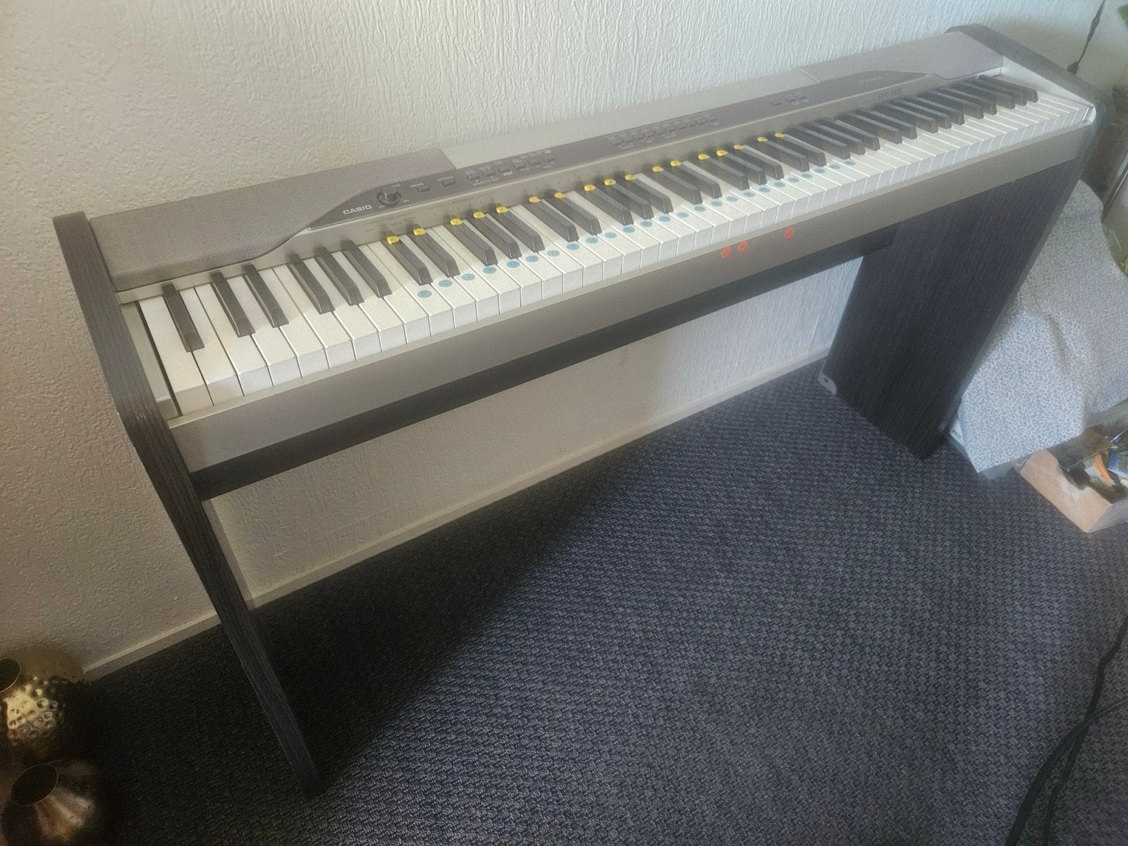 Casio elektrische piano - Weinig gebruikt, compleet, Ophalen, Overige kleuren, Digitaal, Zo goed als nieuw
