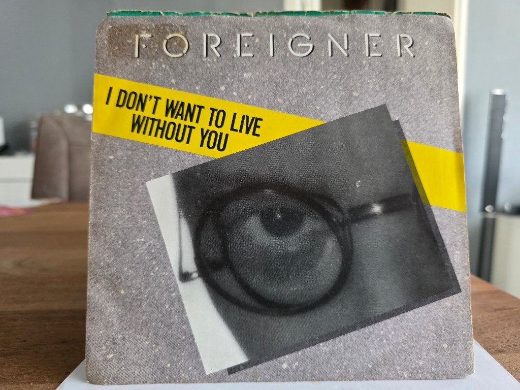 7" Single Foreigner - I Don't Want To  Live Without You / Fa, Gebruikt, 7 inch, Ophalen of Verzenden, Pop