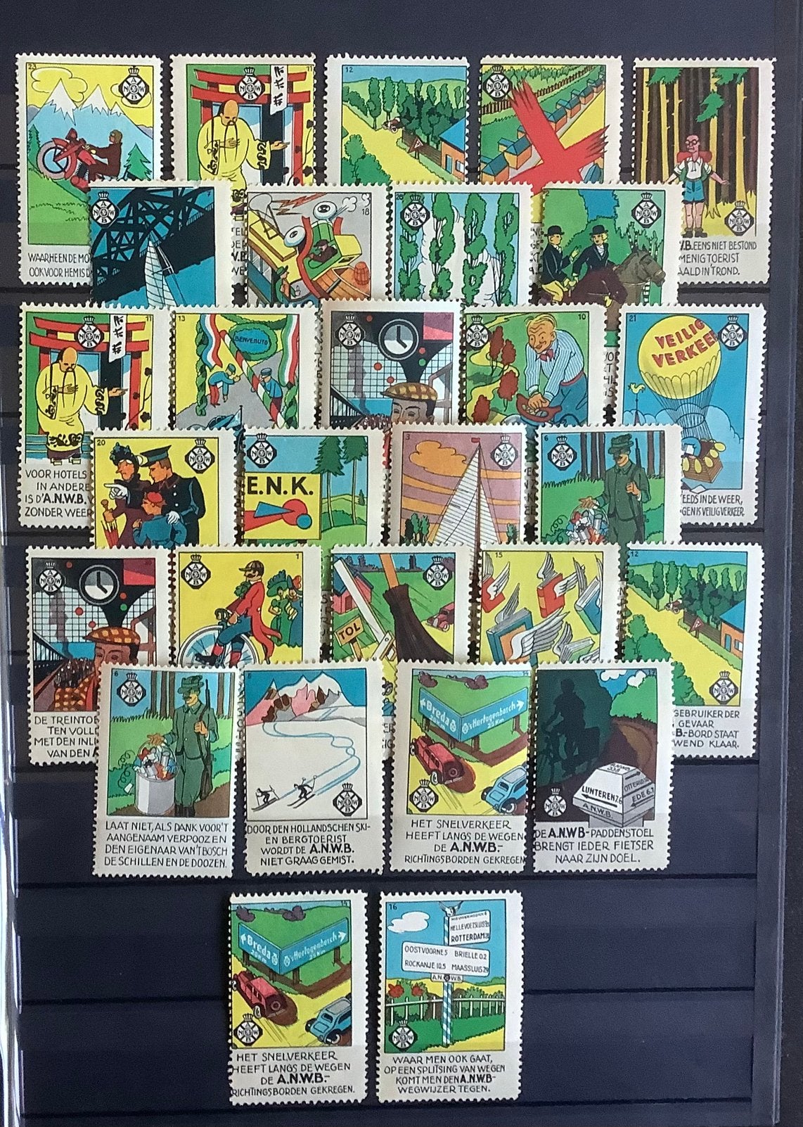 ANWB Sluitzegels, Verzamelen, Ophalen of Verzenden, Overige typen