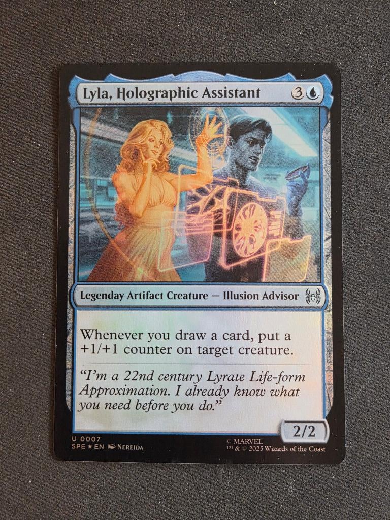 Lyla, Holographic Assistant (foil), Ophalen of Verzenden, Zo goed als nieuw, Foil
