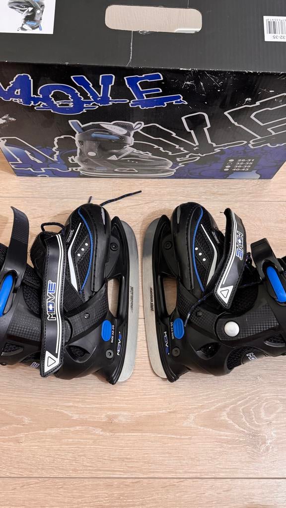 Schaatsen Move verstelbaar 32-35, Sport en Fitness, Schaatsen, Ophalen, Gebruikt, IJshockeyschaatsen, Overige merken