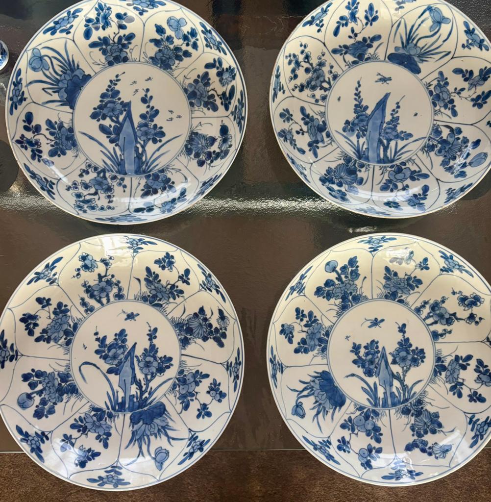 4 Kangxi Borden, Antiek en Kunst, Ophalen of Verzenden