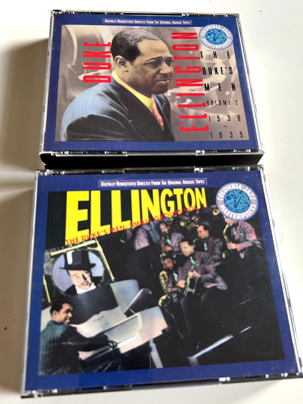 2x 2CD Duke Ellington Columbia Jazz Masterpieces, Cd's en Dvd's, Cd's | Humor en Cabaret, Ophalen of Verzenden, Zo goed als nieuw