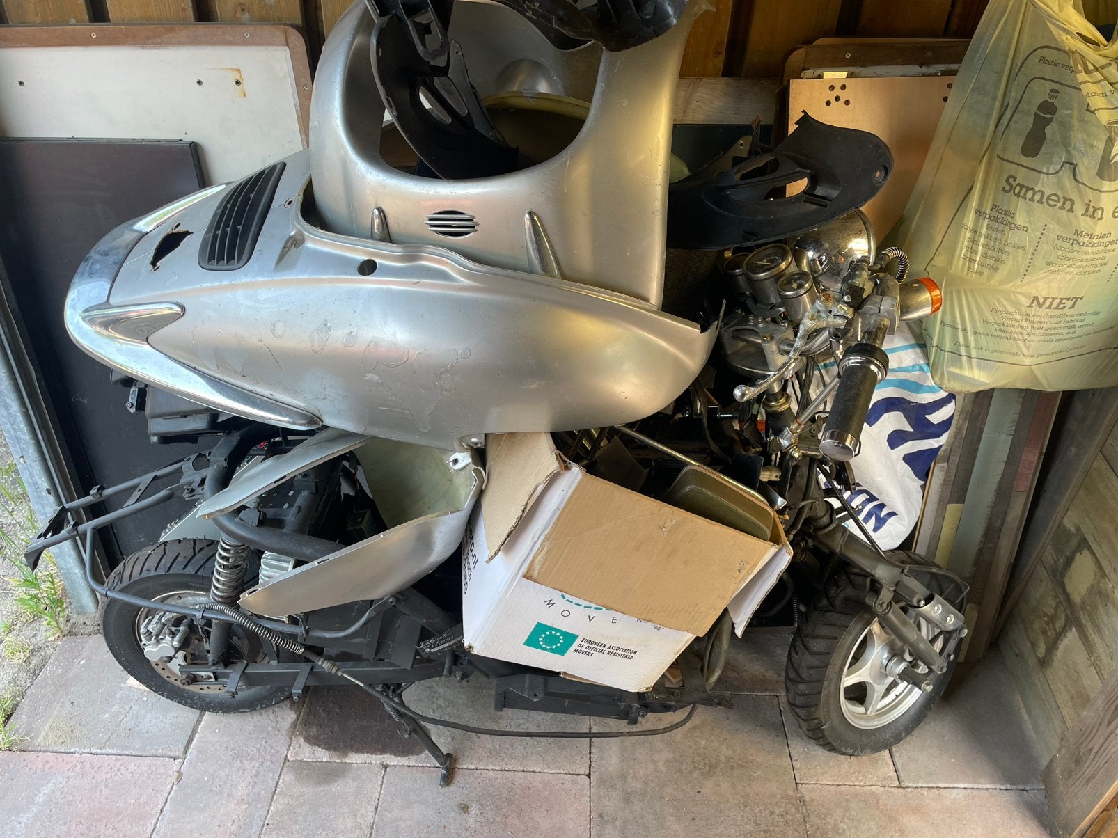 Retro scooter elektrisch, Ophalen of Verzenden, Gebruikt, Elektrisch, Overige modellen