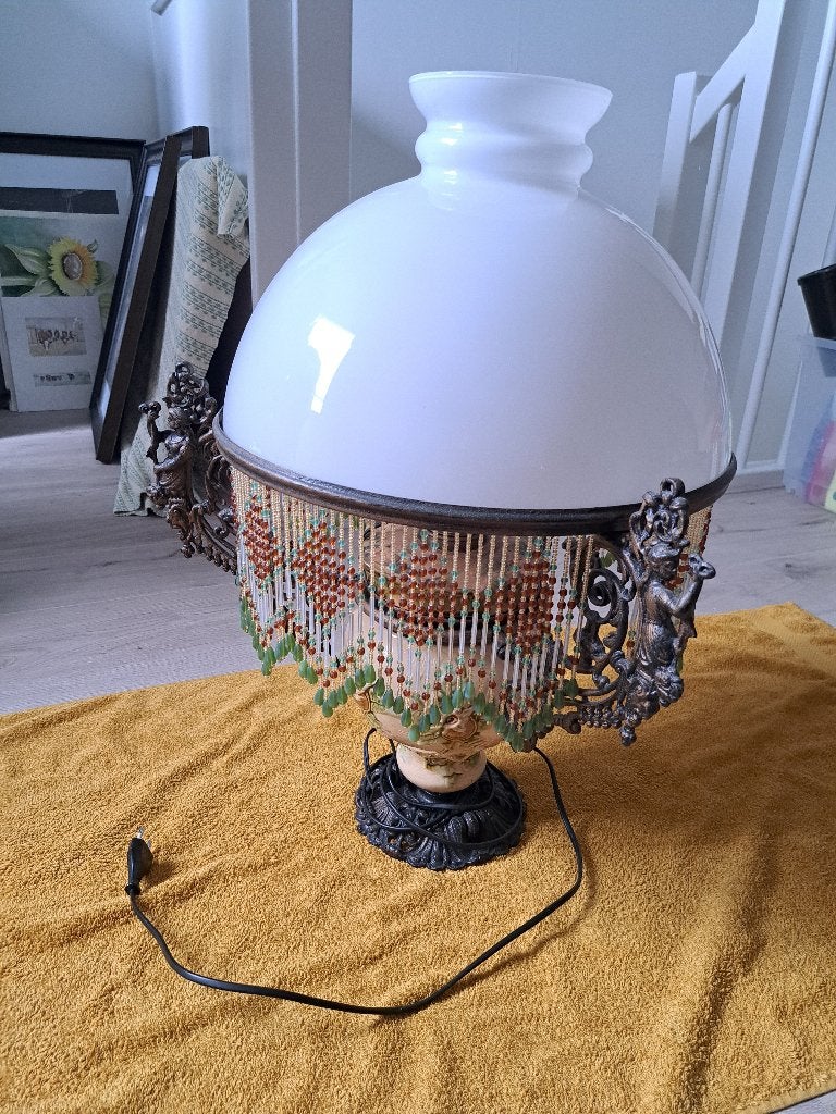 Olielamp, Duitsland circa 1890-1910, Ophalen