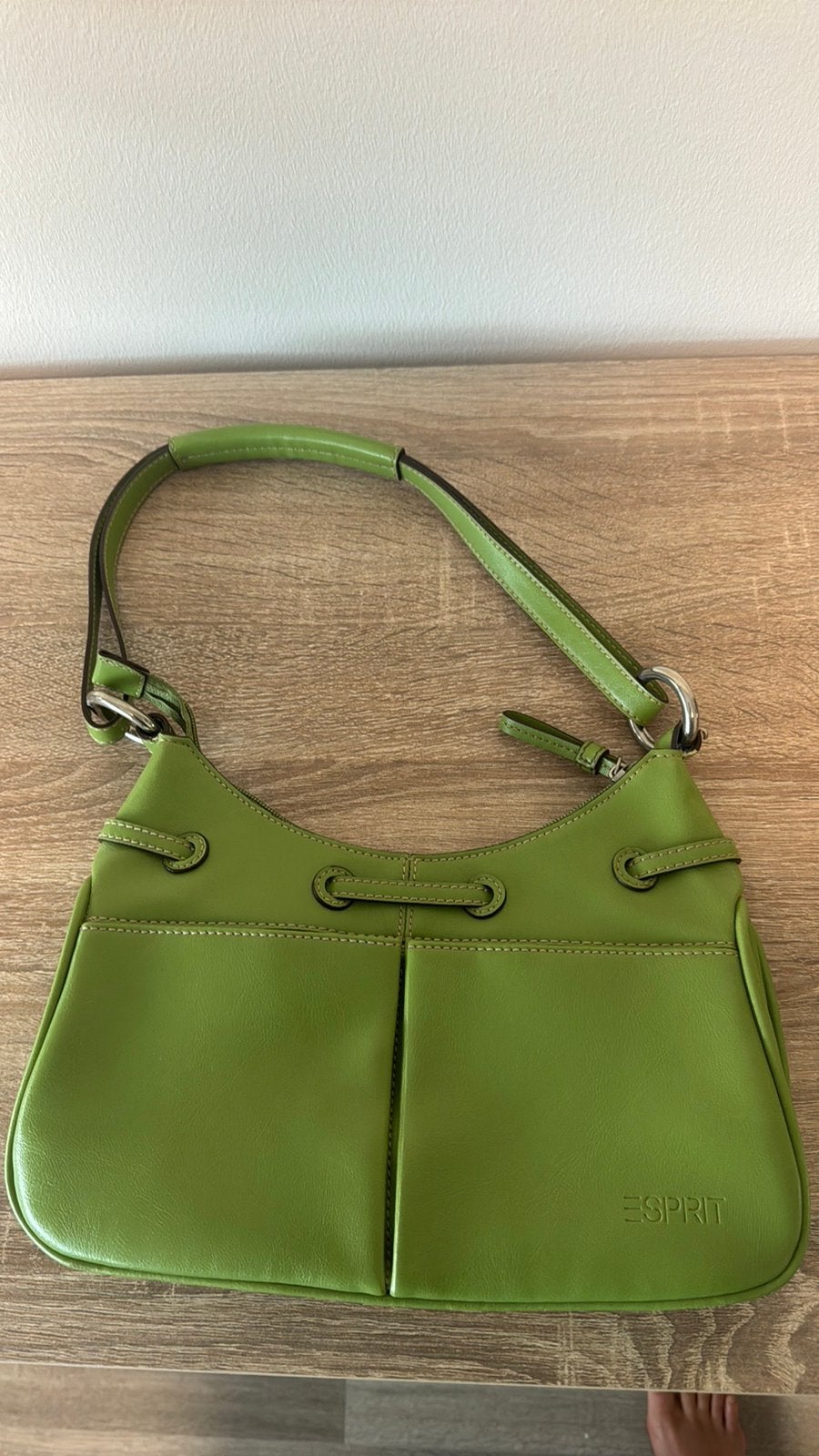 Esprit handtasje, Sieraden, Tassen en Uiterlijk, Tassen | Damestassen, Ophalen of Verzenden, Gebruikt, Groen, Handtas