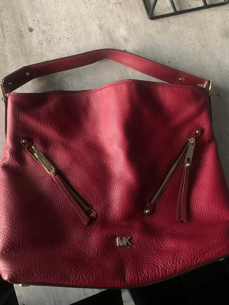 Originele Michael Kors shopper als nieuw leer, Ophalen of Verzenden, Zo goed als nieuw, Shopper