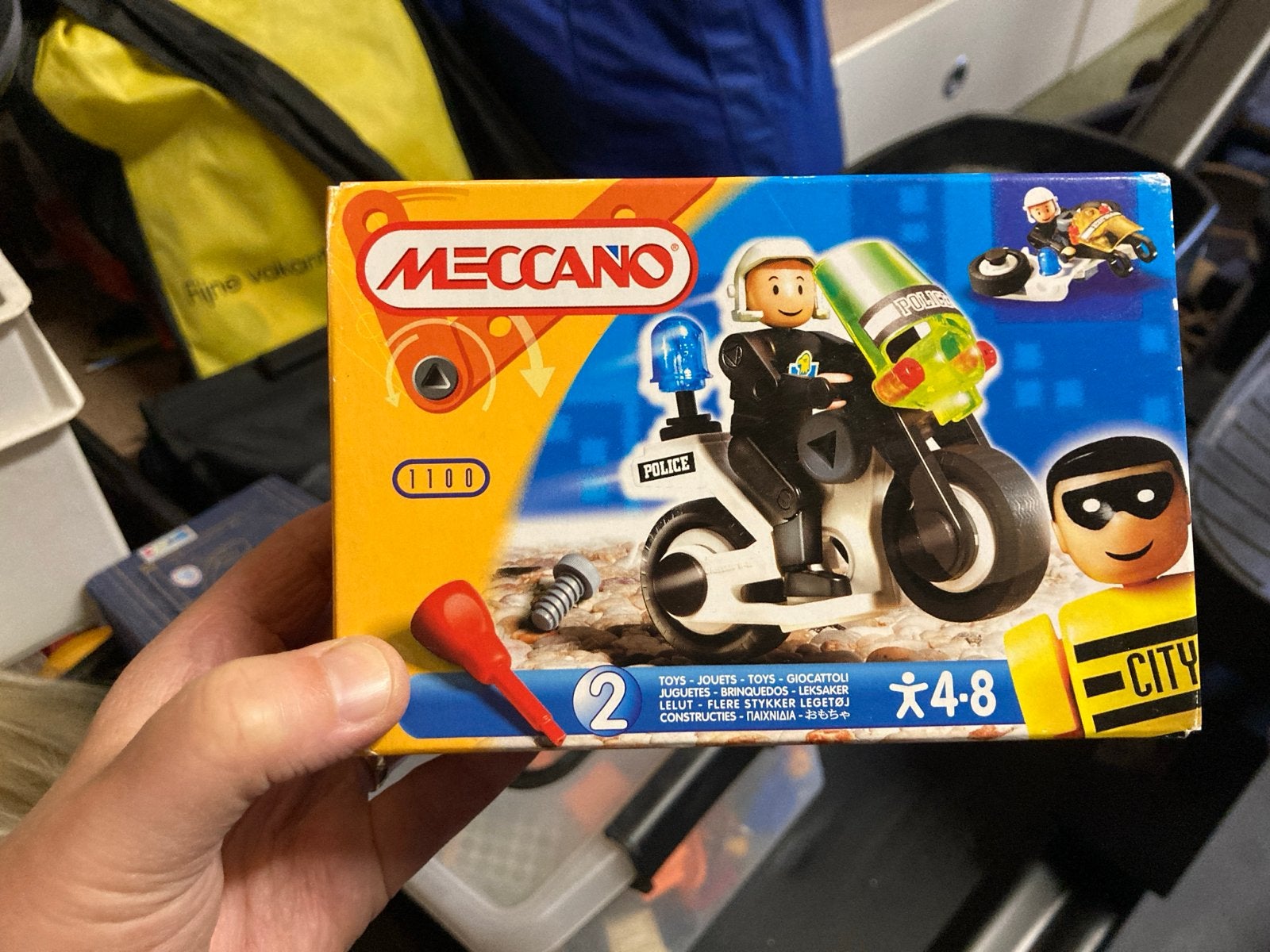 Meccano Politie Motor Bouwpakket - Nieuw in Doos, Ophalen of Verzenden, Nieuw, Overige merken